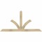 Ekena Millwork Richland Rough Sawn Timber Gable Bracket, Douglas Fir, 72"W x 36"H x 2"D x 4"F, 12/12 Pitch GBW072X36X0204RIC00RDF - alternate 1